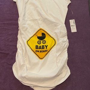 NWT Baby on Board T shirt XS